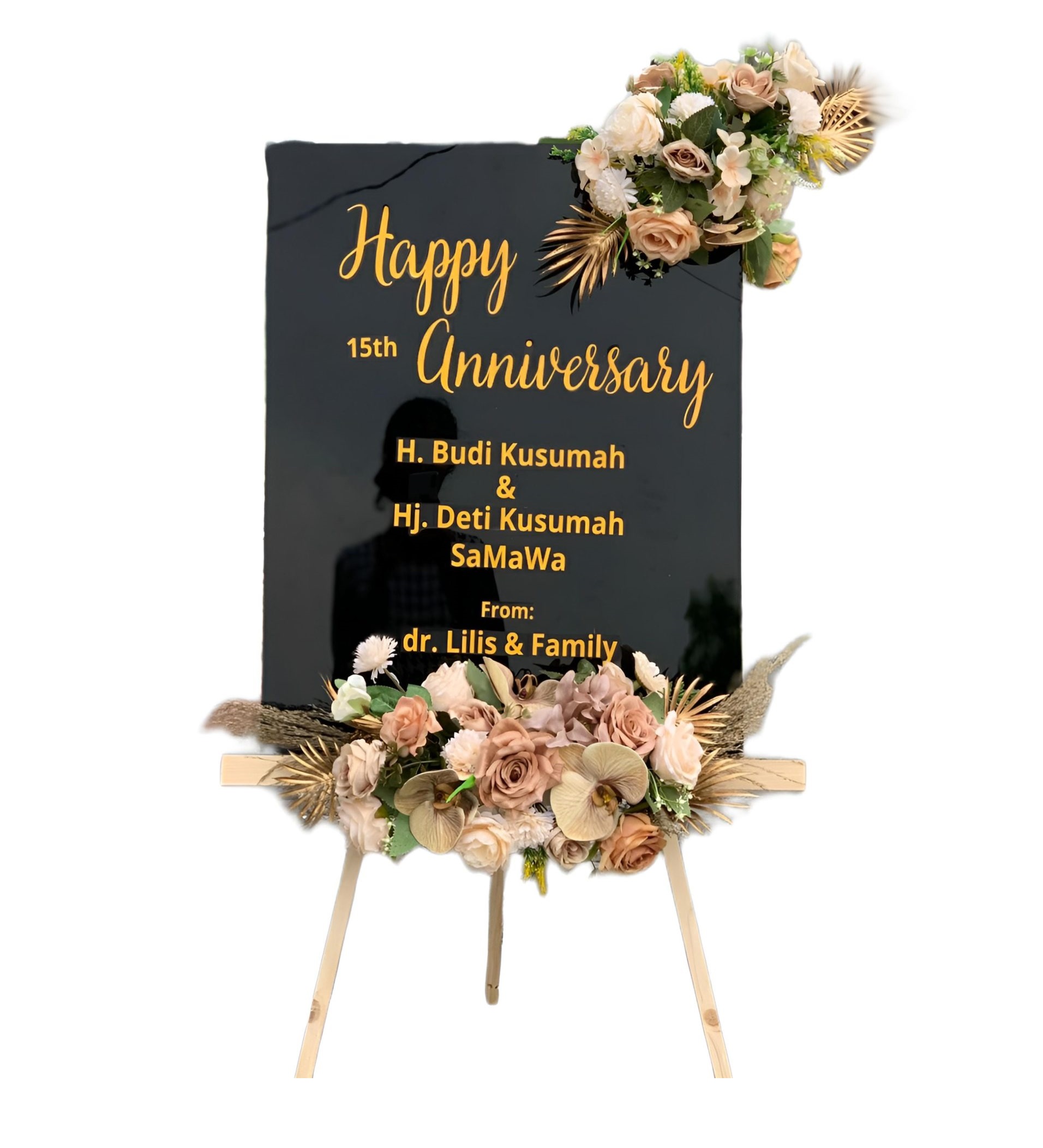 Papan Bunga Akrilik Banjarnegara