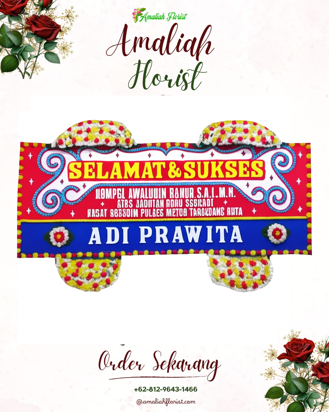 Papan Bunga Ucapan Selamat Banjarnegara